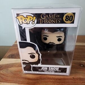 Jon Snow #80 Funko Pop! Game of Thrones Back-Card Display.